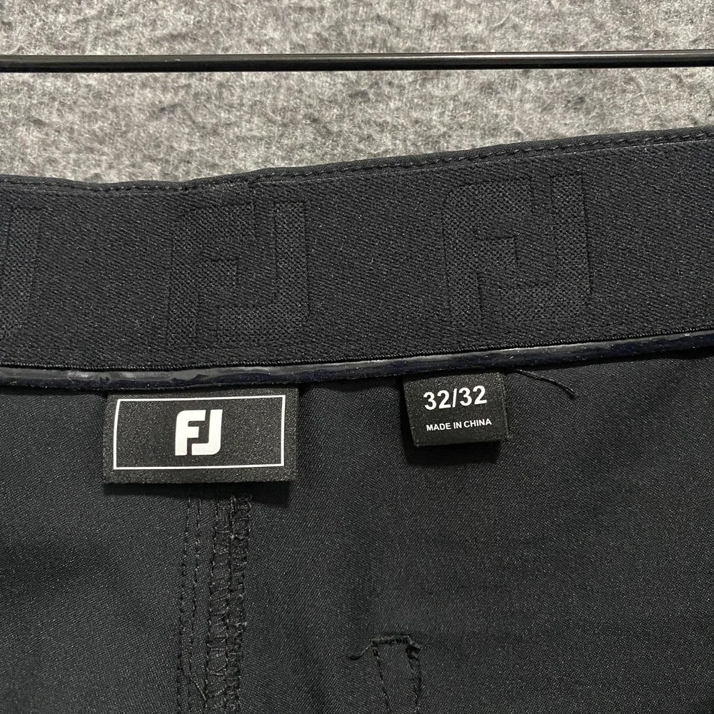FootJoy Moxie Golf Pants Mens 32x32 Black‎ Performance Chino 5 Pocket Athletic